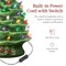 Best Choice Products 24in X-Large Pre-Lit Ceramic Christmas Tree Decor w/ 74 Bulbs, LED Light